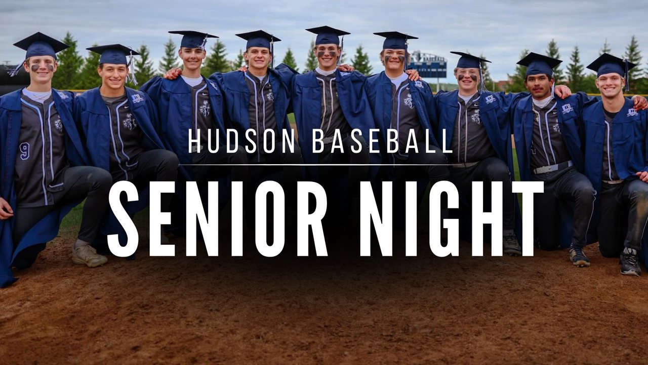 Hudson Baseball Senior Night cover art